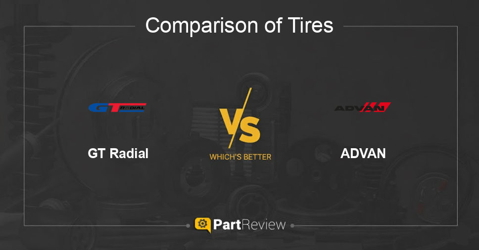 Comparison of tires GT Radial and ADVAN