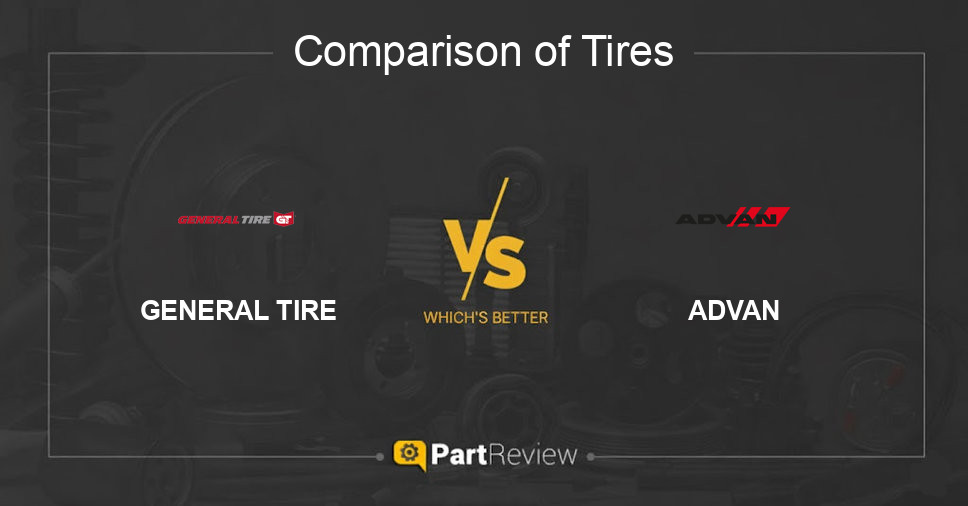 Comparison of tires GENERAL TIRE and ADVAN