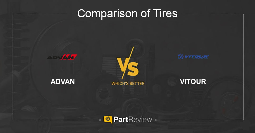 Comparison of tires ADVAN and VITOUR