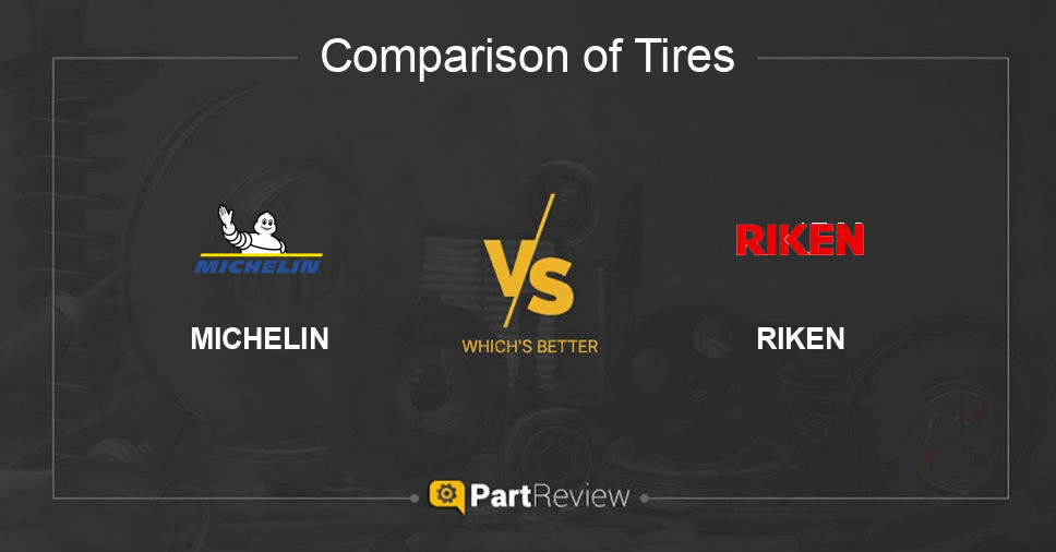 Comparison of tires MICHELIN and RIKEN