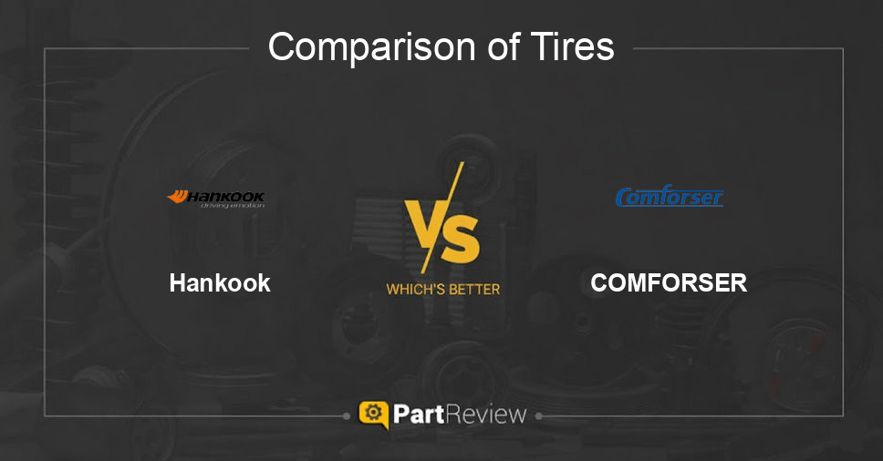Comparison of tires Hankook and COMFORSER