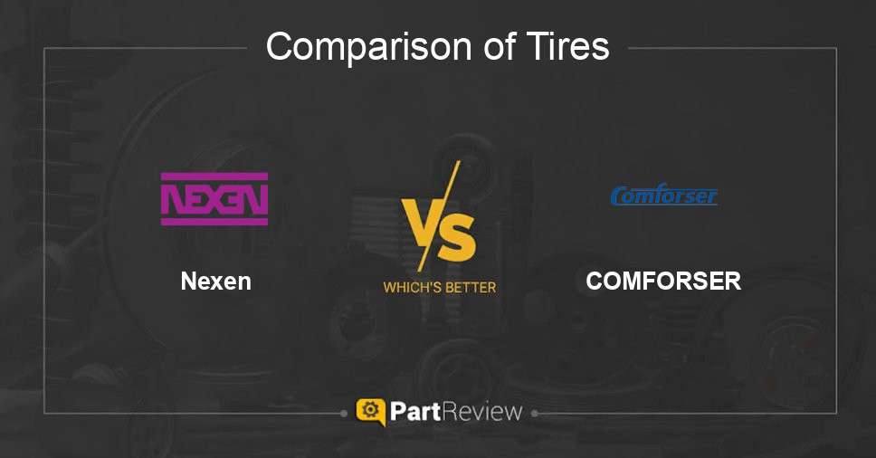 Comparison of tires Nexen and COMFORSER
