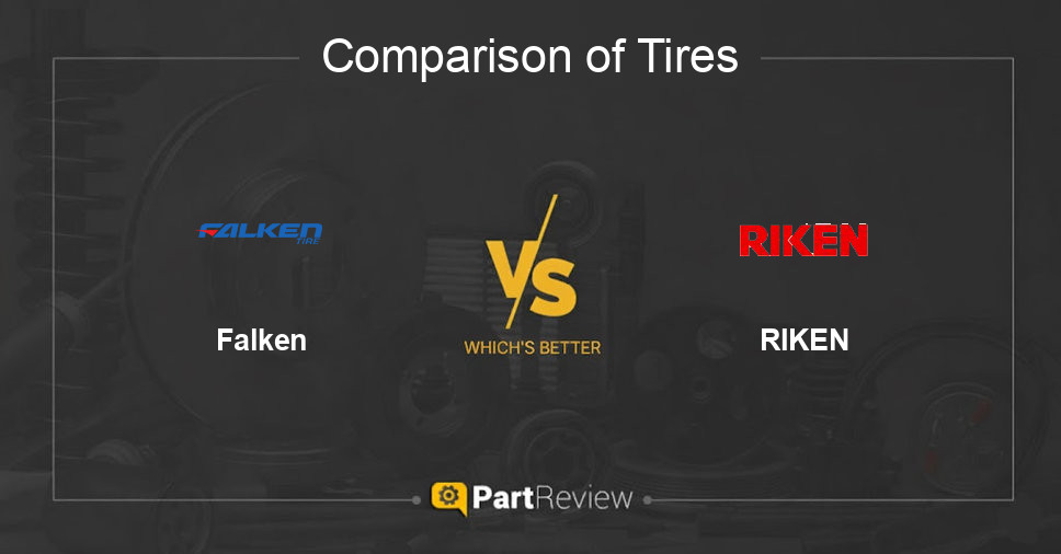 Comparison of tires Falken and RIKEN