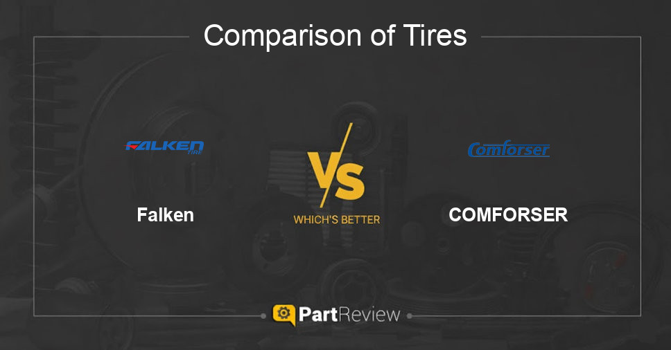 Comparison of tires Falken and COMFORSER