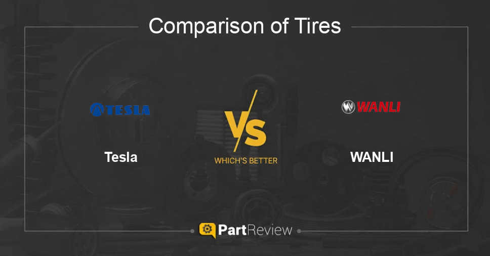 Comparison of tires Tesla and WANLI