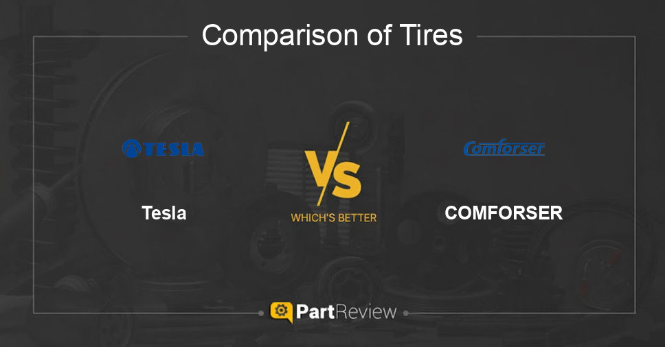 Comparison of tires Tesla and COMFORSER