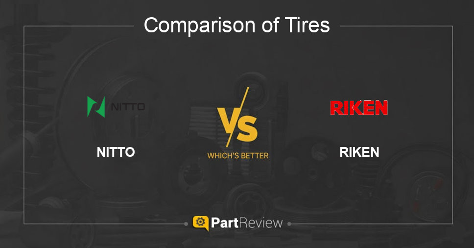 Comparison of tires NITTO and RIKEN