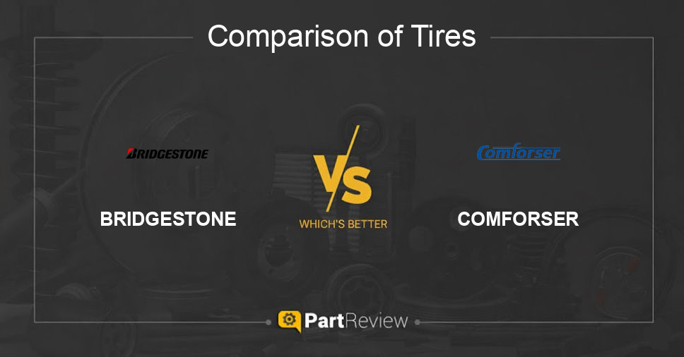 Comparison of tires BRIDGESTONE and COMFORSER