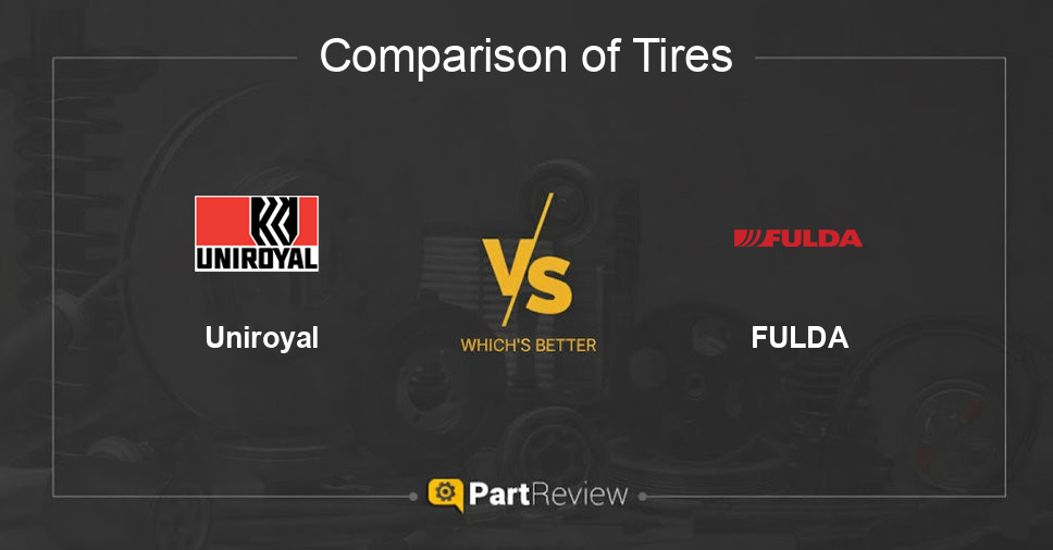 Comparison of tires Uniroyal and FULDA