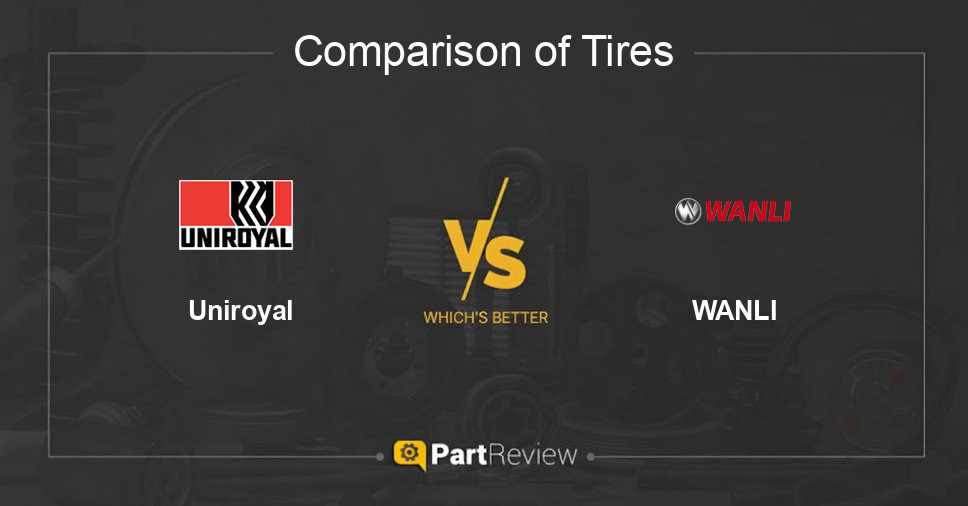 Comparison of tires Uniroyal and WANLI
