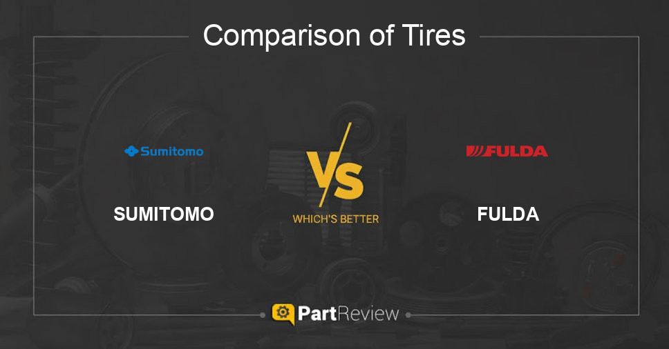 Comparison of tires SUMITOMO and FULDA