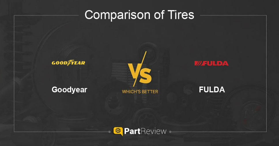 Comparison of tires Goodyear and FULDA