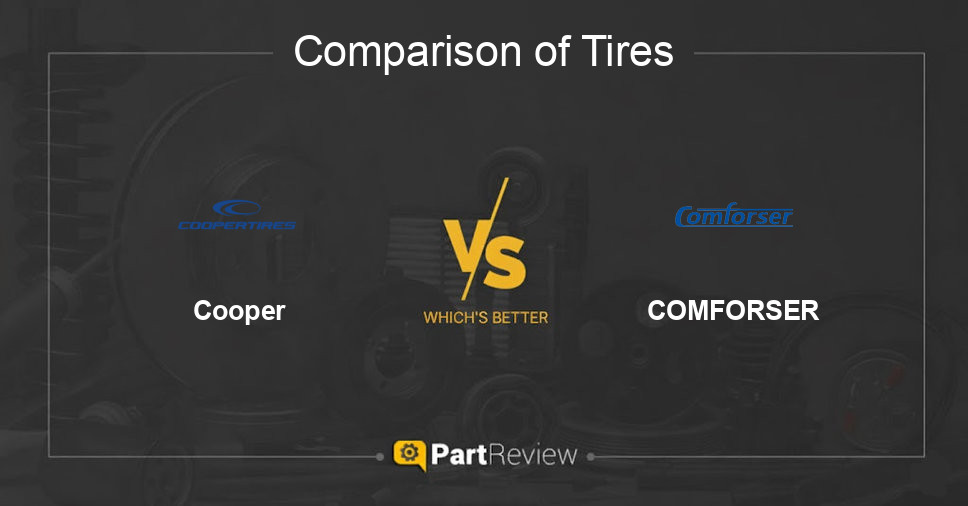 Comparison of tires Cooper and COMFORSER