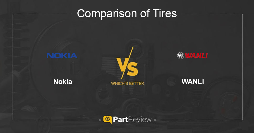 Comparison of tires Nokia and WANLI