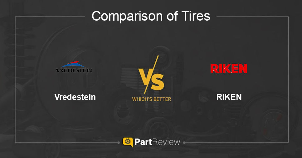 Comparison of tires Vredestein and RIKEN