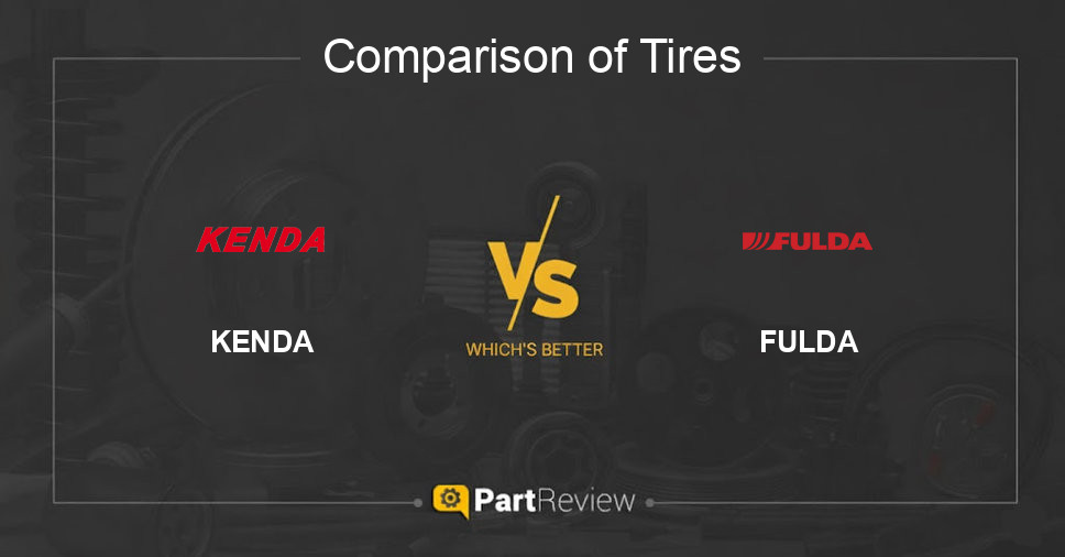 Comparison of tires KENDA and FULDA