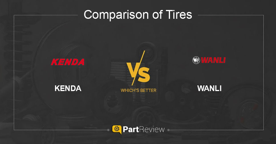 Comparison of tires KENDA and WANLI