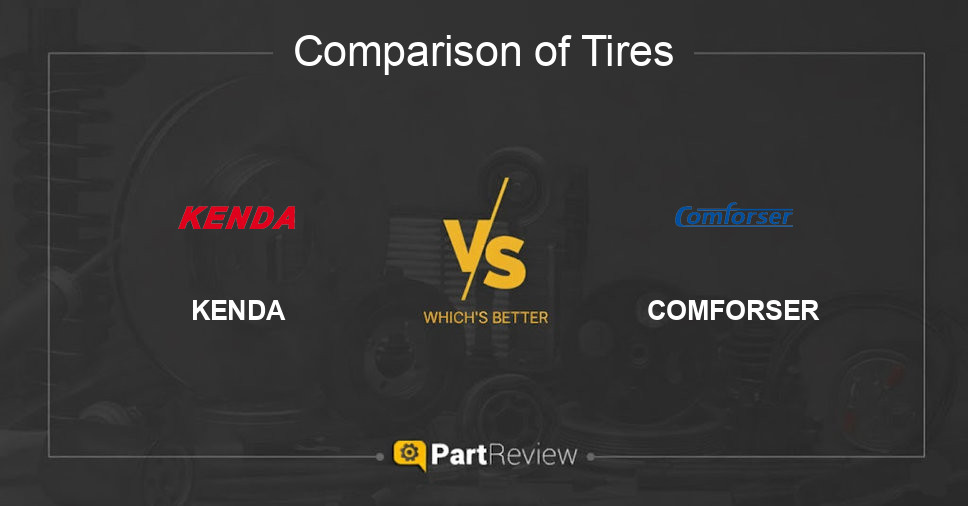 Comparison of tires KENDA and COMFORSER