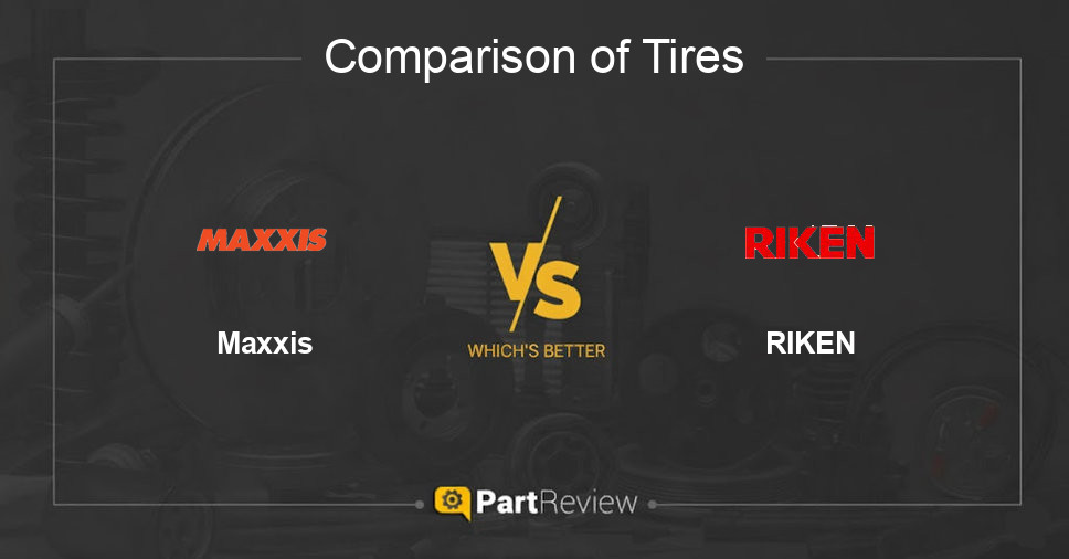 Comparison of tires Maxxis and RIKEN