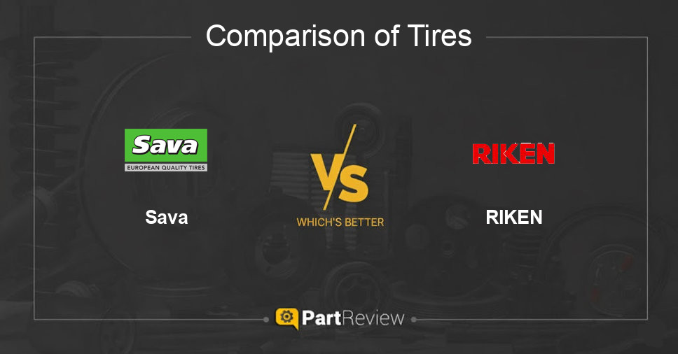 Comparison of tires Sava and RIKEN