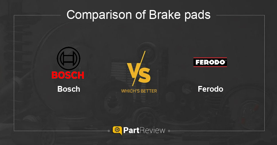 Comparison of brake pads Bosch and Ferodo