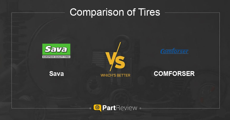 Comparison of tires Sava and COMFORSER