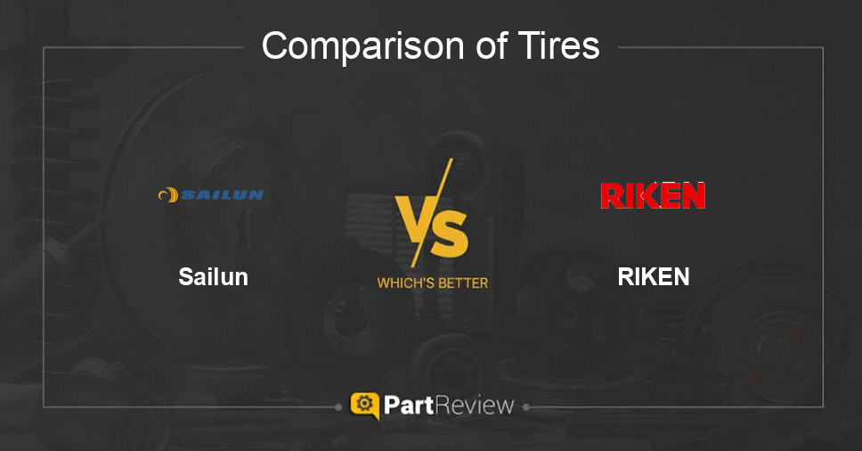 Comparison of tires Sailun and RIKEN