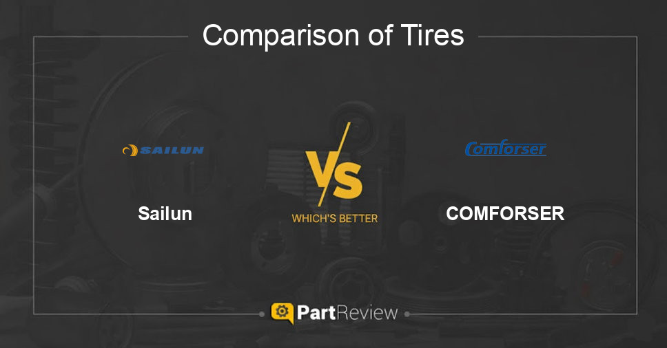 Comparison of tires Sailun and COMFORSER