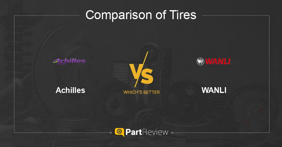 Comparison of tires Achilles and WANLI