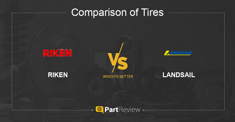 Comparison of tires RIKEN and LANDSAIL