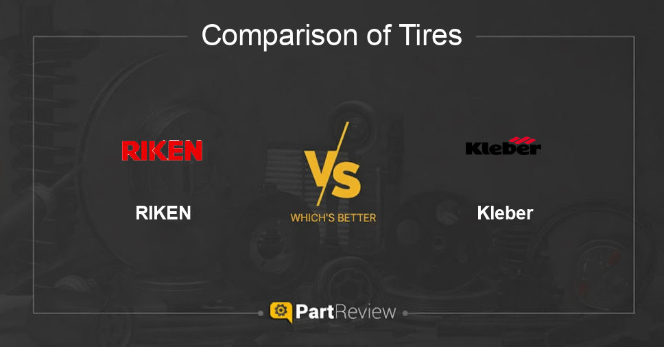 Comparison of tires RIKEN and Kleber