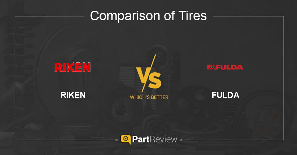 Comparison of tires RIKEN and FULDA
