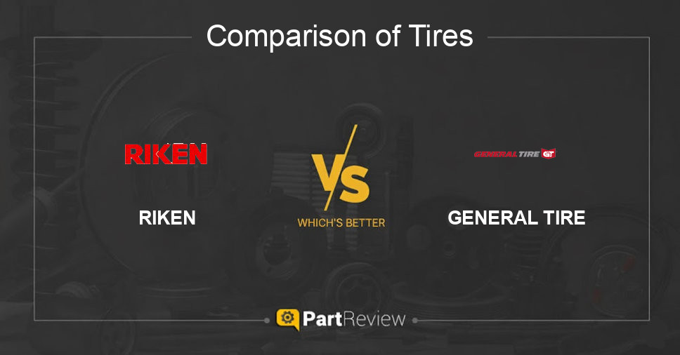 Comparison of tires RIKEN and GENERAL TIRE