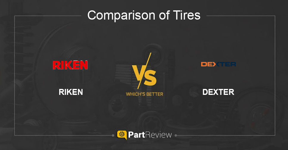 Comparison of tires RIKEN and DEXTER