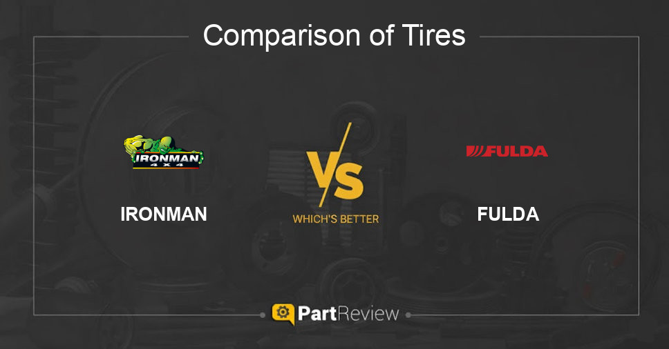 Comparison of tires IRONMAN and FULDA