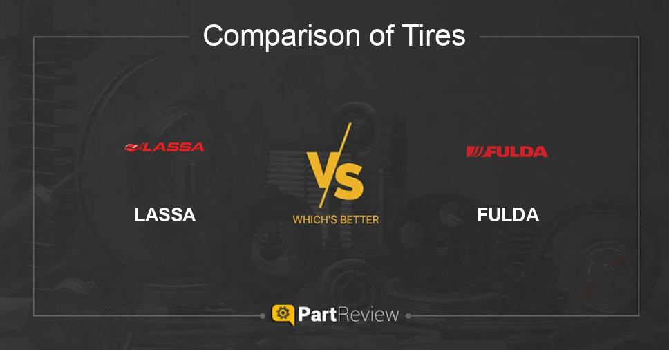 Comparison of tires LASSA and FULDA