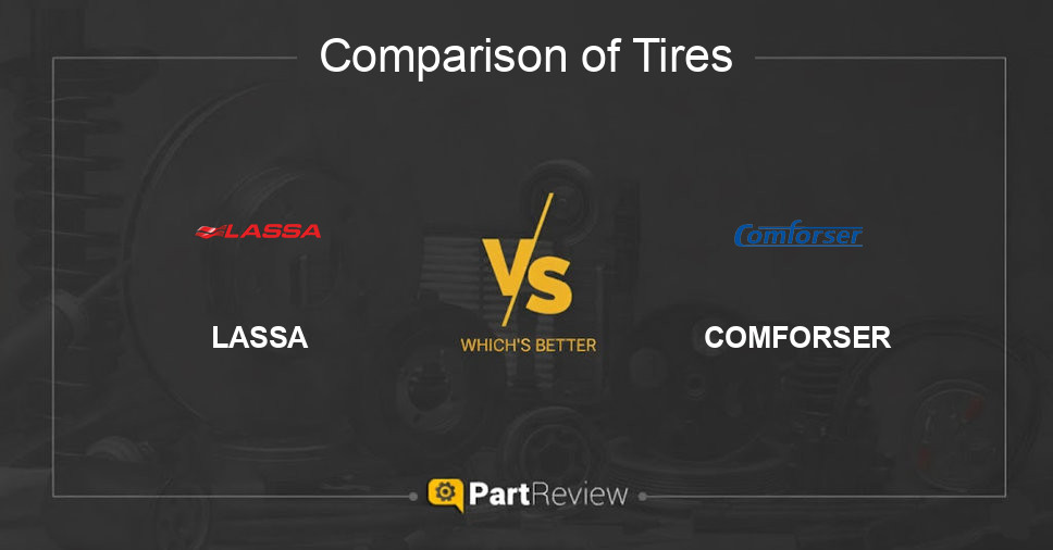 Comparison of tires LASSA and COMFORSER