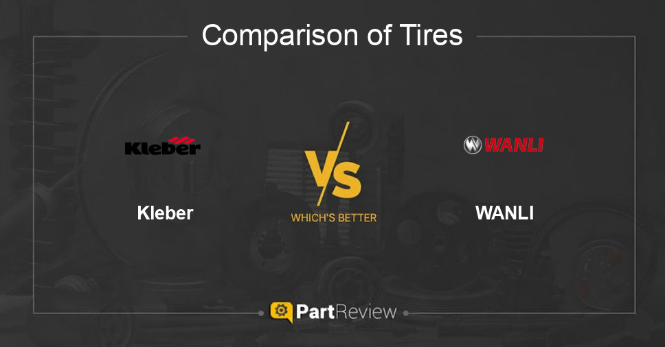 Comparison of tires Kleber and WANLI