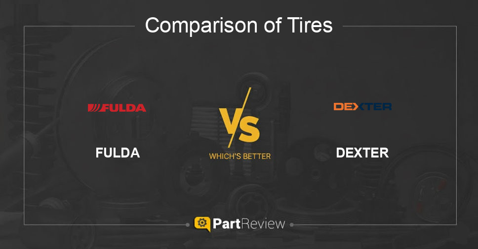 Comparison of tires FULDA and DEXTER