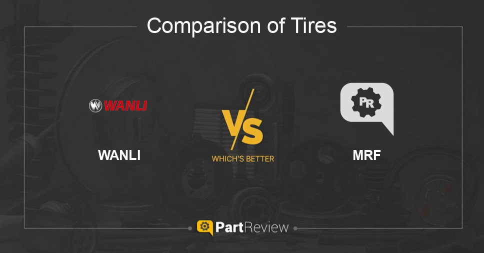 Comparison of tires WANLI and MRF