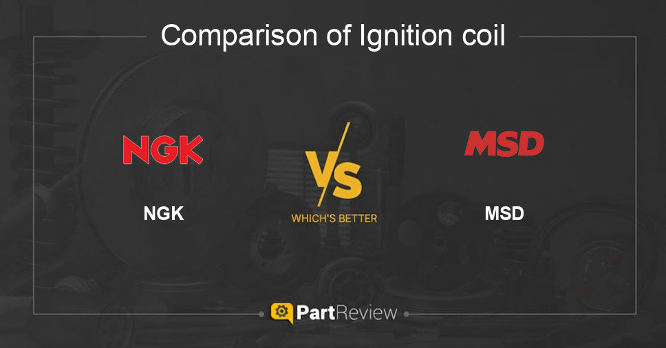 Comparison of ignition coil NGK and MSD