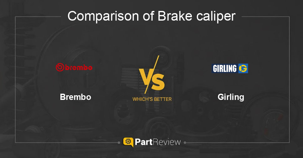 Comparison of brake caliper Brembo and Girling