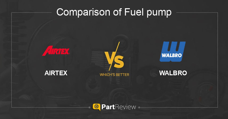 Comparison of fuel pump AIRTEX and WALBRO