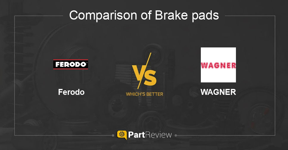 Comparison of brake pads Ferodo and WAGNER