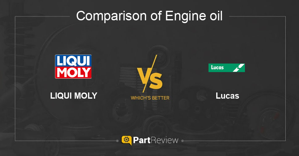 Comparison of engine oil LIQUI MOLY and Lucas