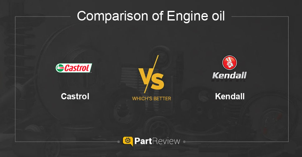 Comparison of engine oil Castrol and Kendall