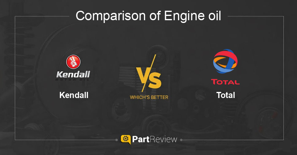 Comparison of engine oil Kendall and Total
