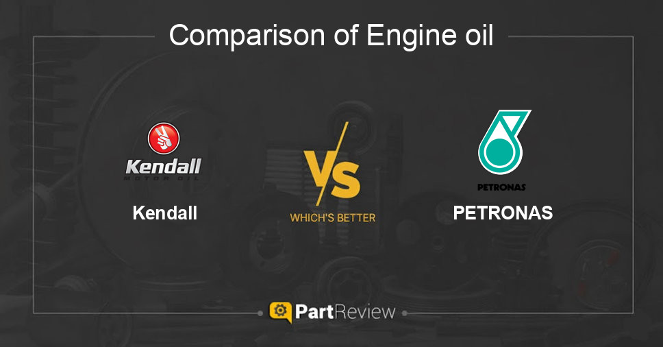 Comparison of engine oil Kendall and PETRONAS