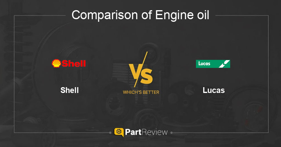 Comparison of engine oil Shell and Lucas