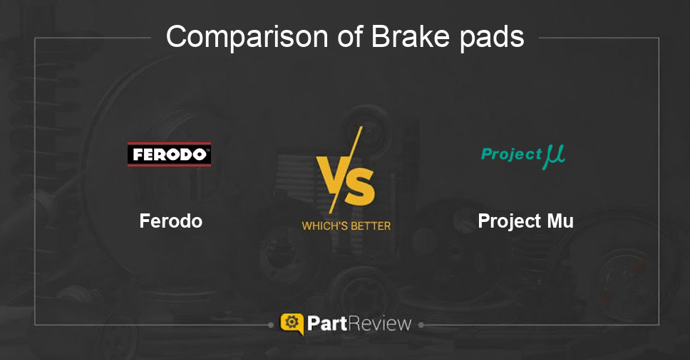 Comparison of brake pads Ferodo and Project Mu